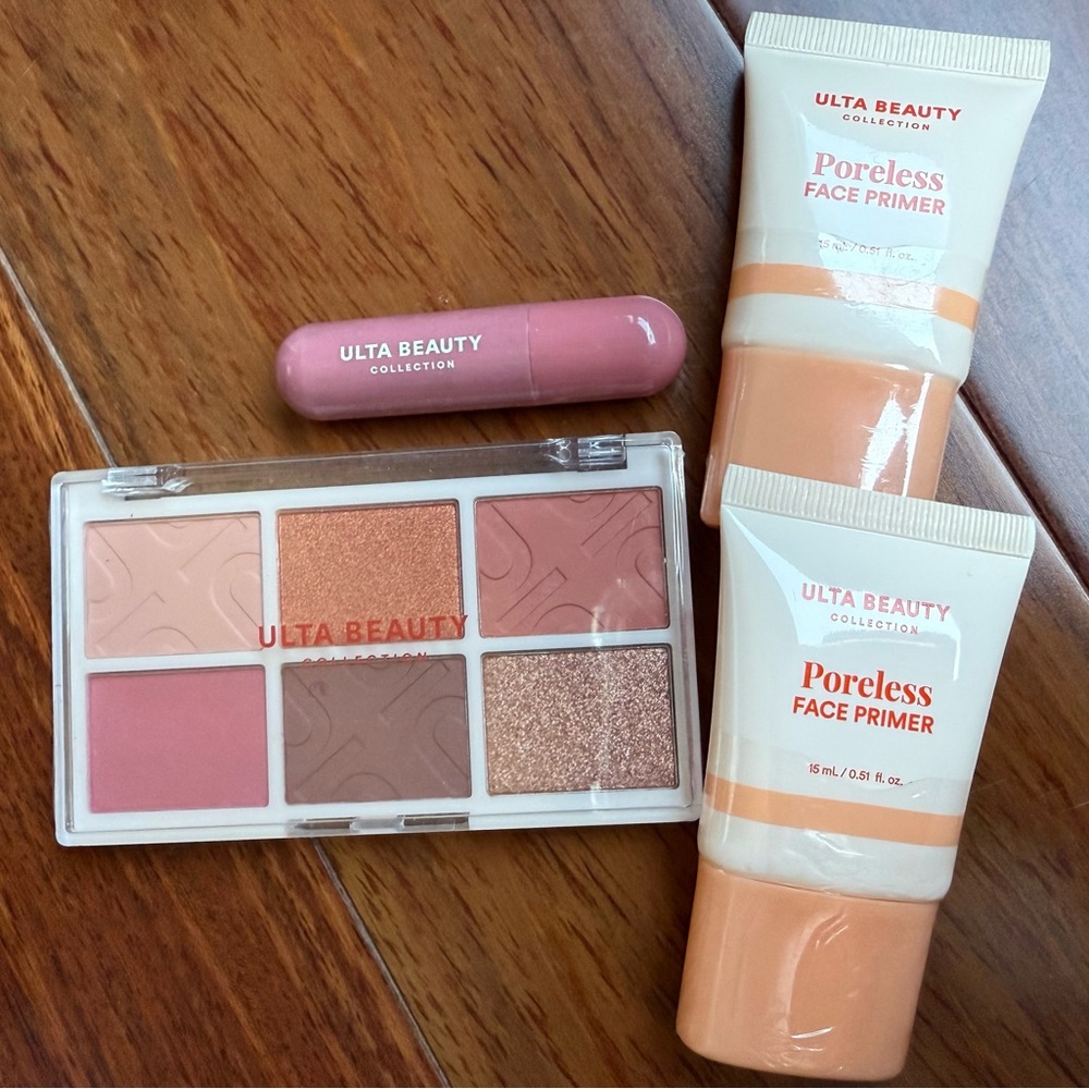 Ulta Beauty Primer and Eyeshadow Set - Pink and Peach